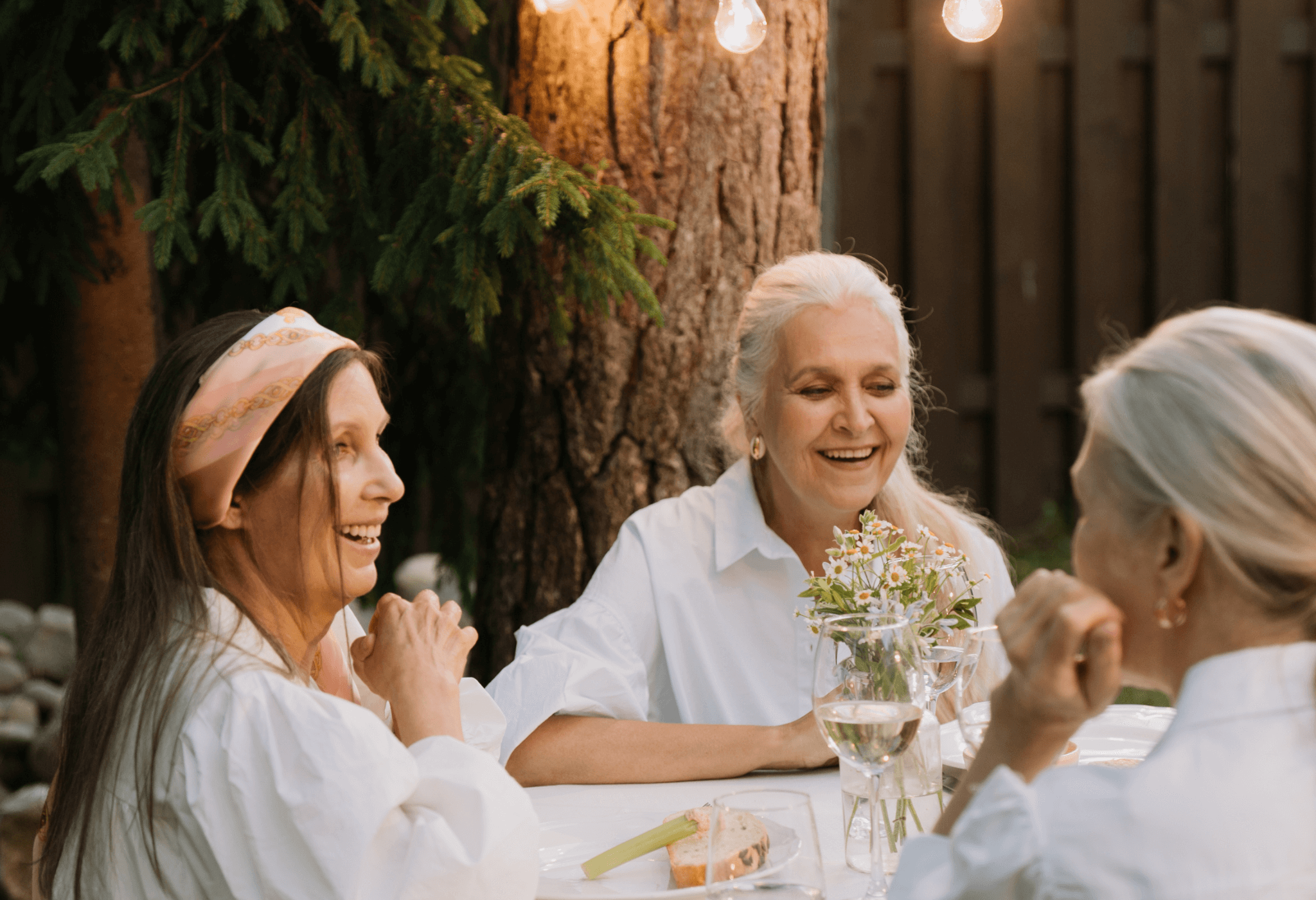 Women in 50s and 60s building connections