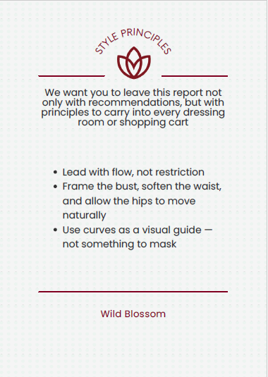 MyDETAIL Style Report