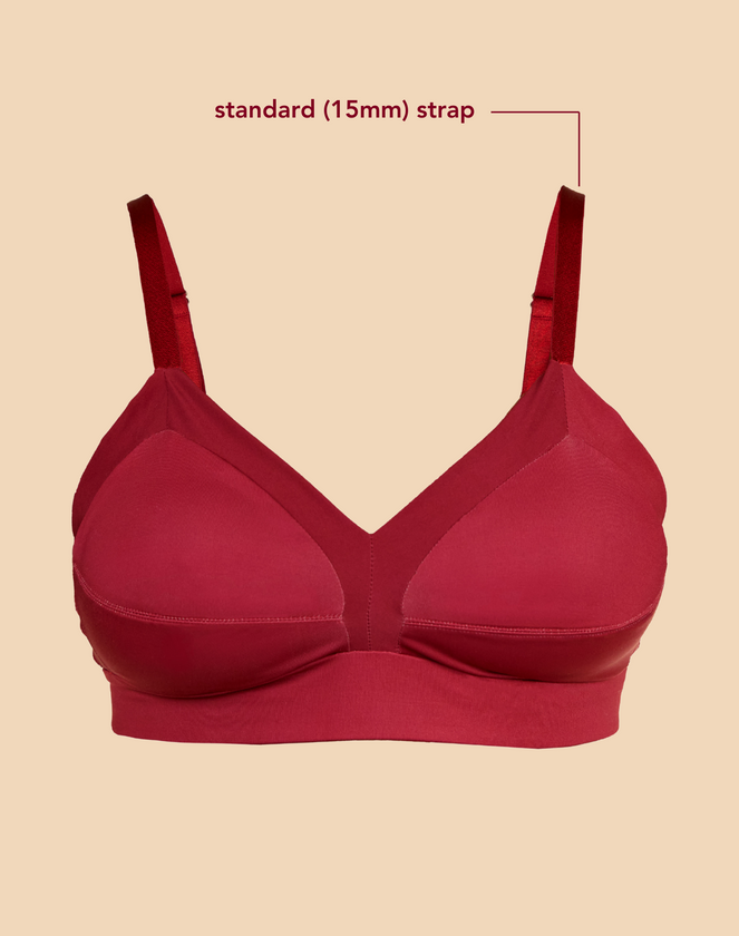 model_2_name wearing merlot bra - Image 4