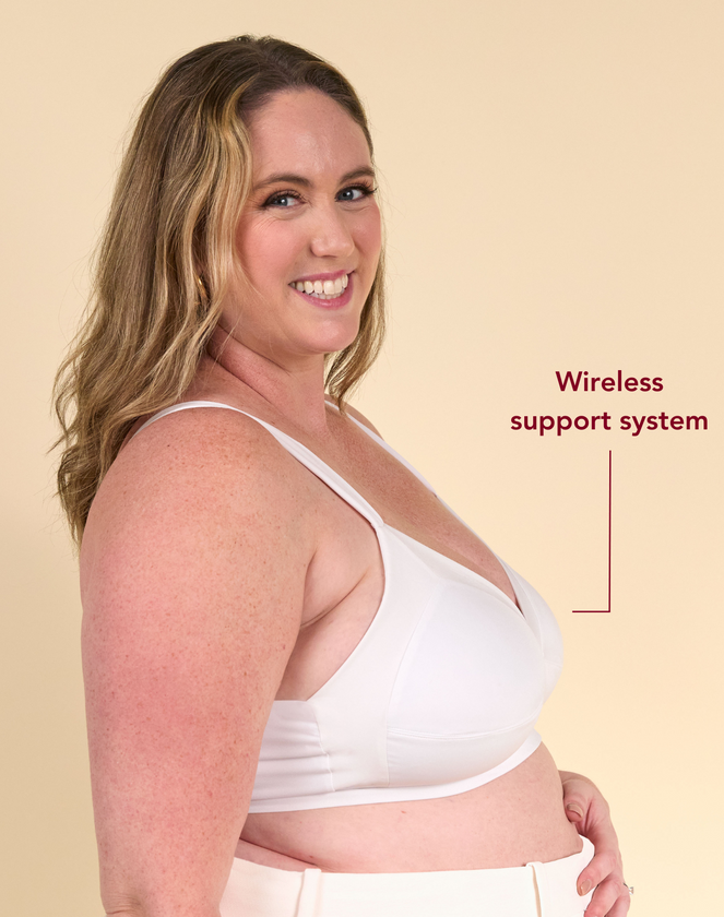 model_1_name wearing creme bra - Image 2