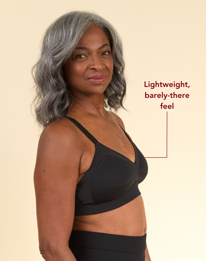 model_2_name wearing black bra - Image 2