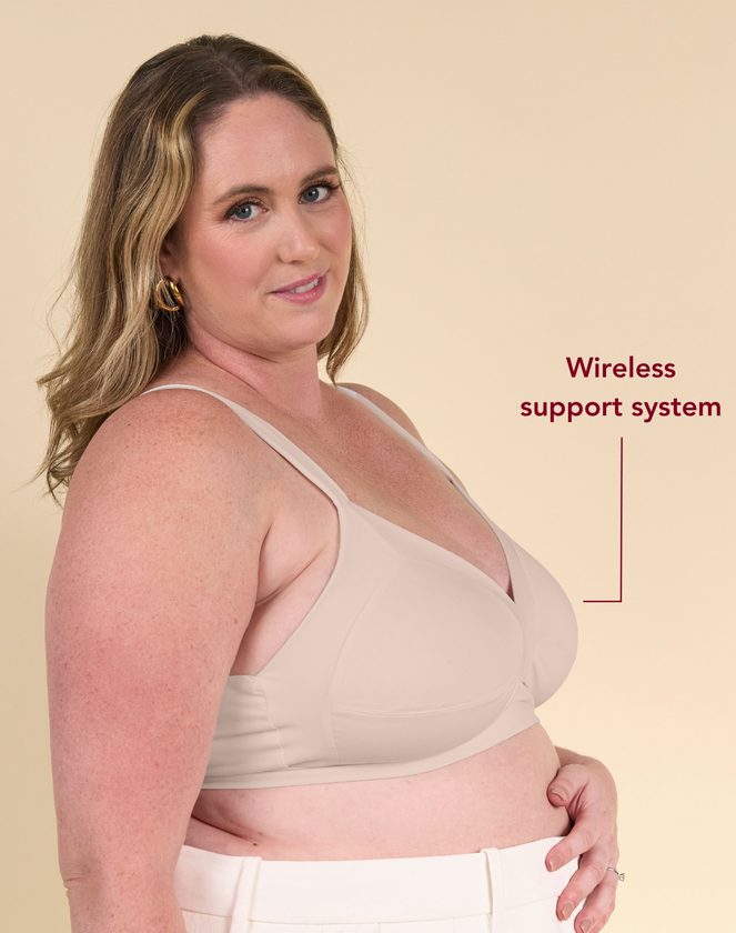 model_1_name wearing pink bra - Image 2