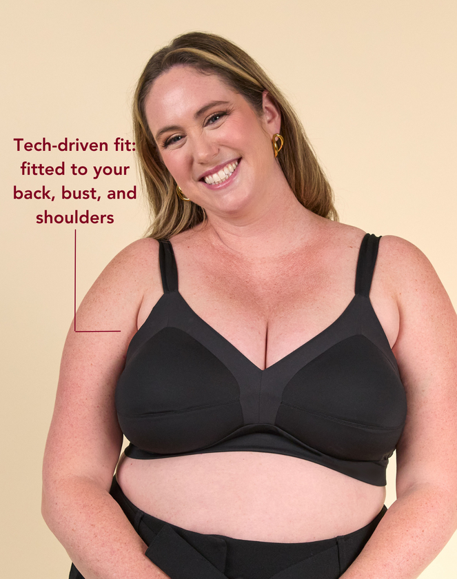 model_1_name wearing black bra - Image 1