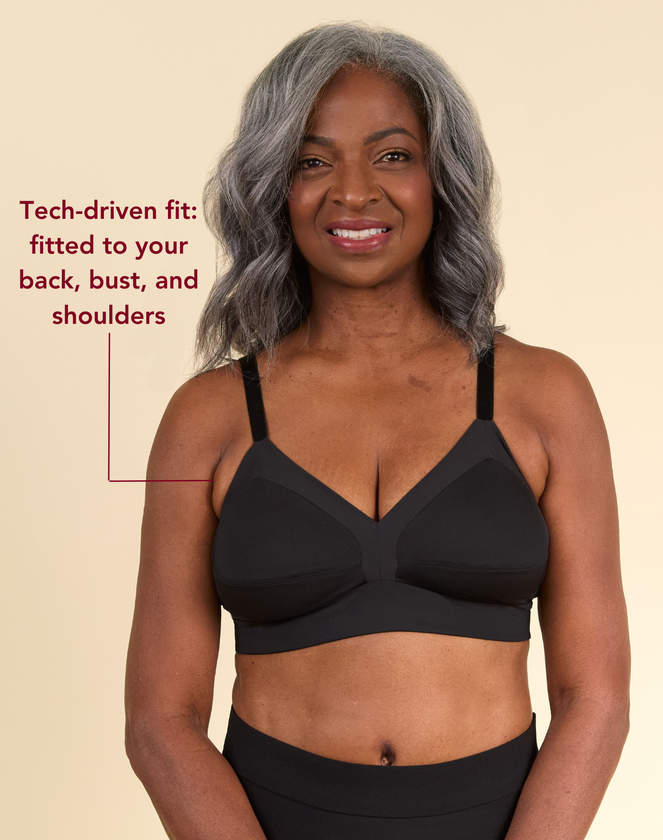 model_2_name wearing black bra - Image 1